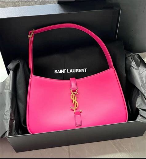 pink ysl shoulder bag|saint laurent monogram shoulder bag.